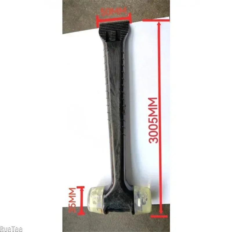 Hammer Tool Multifunctional 2 in 1 Rubber Hammer with Crowbar for Ceramic Tile Doors Windows Installation Tools Survival Stuff Peaceful Pleasures Health and Wellness