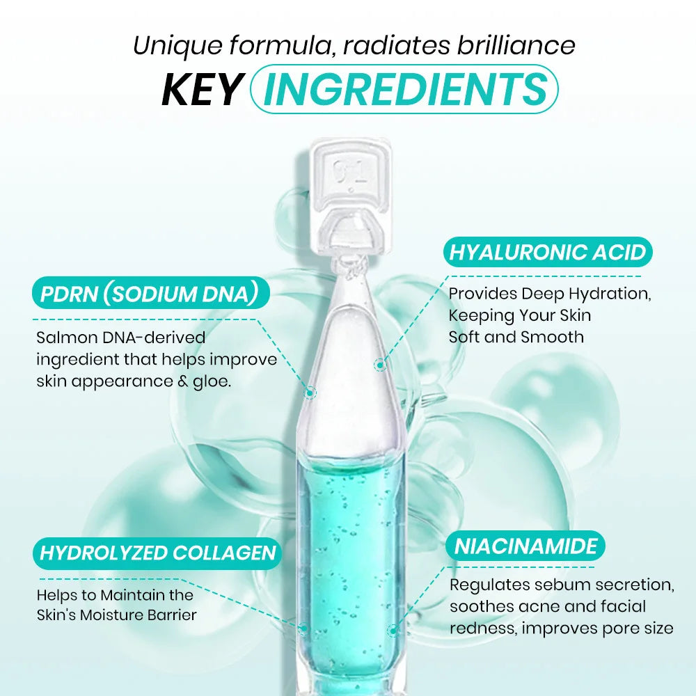 Salmon PDRN & Hyaluronic Acid Serum – Niacinamide & Peptide
