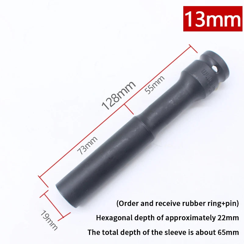 1/2" Drive Hex Socket Wrench Set 8-19mm | Chrome-Vanadium Hex Socket Wrench Peaceful Pleasures Health and Wellness 4