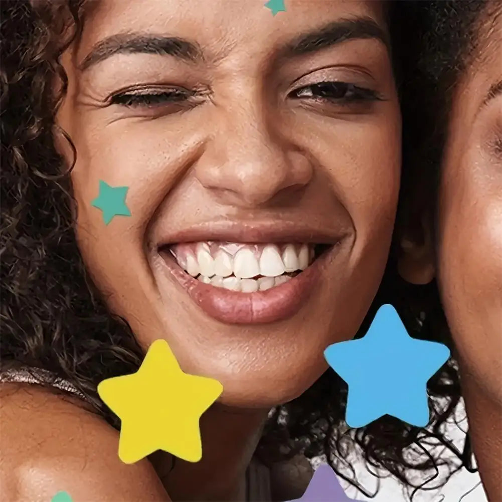 Colorful Star Pimple Patches – 560 Pcs Cute Acne Blemish Cover Stickers | CPNP Certified Invisible Zit Patch Peaceful Pleasures Health and Wellness