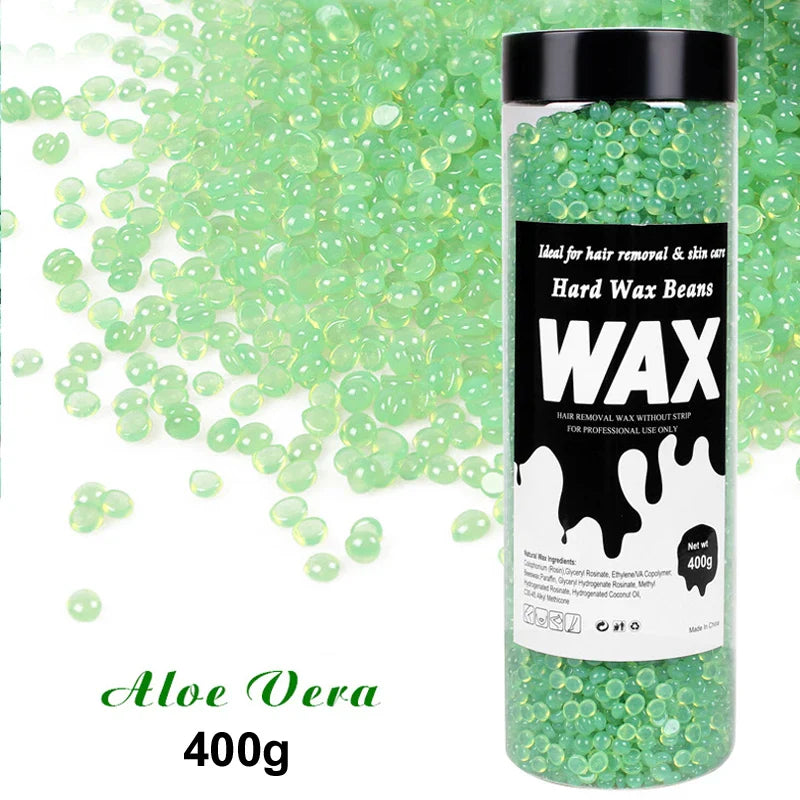 400g Hot Film Wax Beads – Painless Hair Removal Body & Bikini