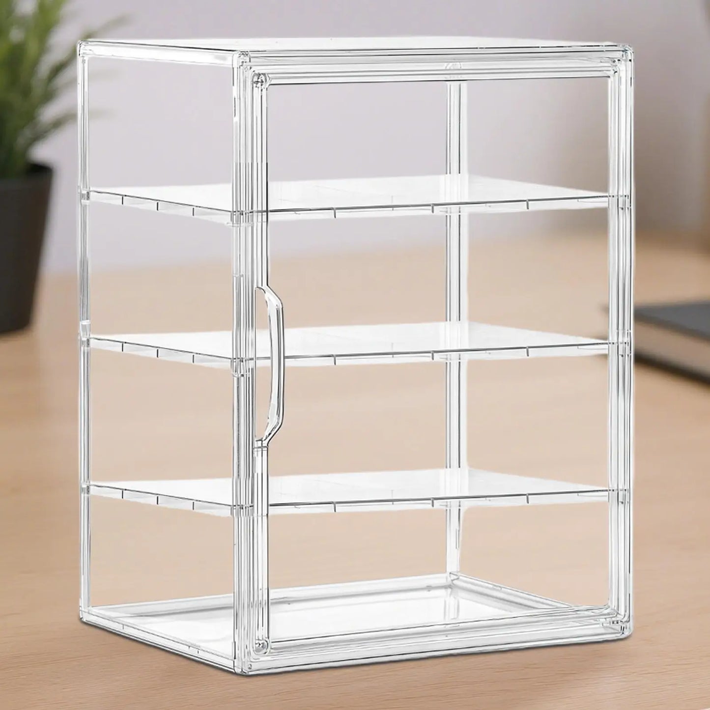 4-Tier Clear Acrylic Display Case | Bread & Pastry Organizer