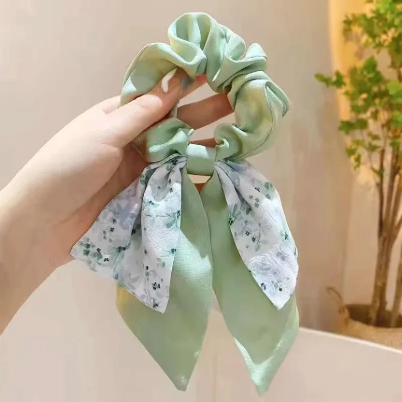 Broken Flower Bow Large Intestine Headband Womens Summer Headband Hair Rope Peaceful Pleasures Health and Wellness