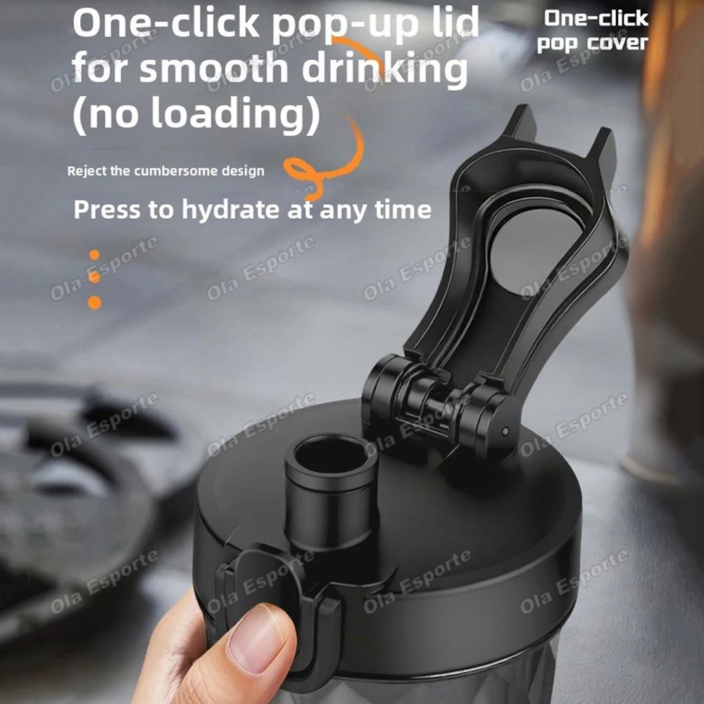 Portable Electric Shaker Bottle 630ml | USB Rechargeable Blender Cup