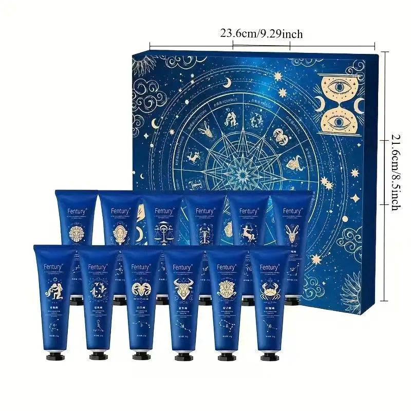12-in-1 Fragrant Hand Cream Gift Set – Moisturizing, 12 Scents