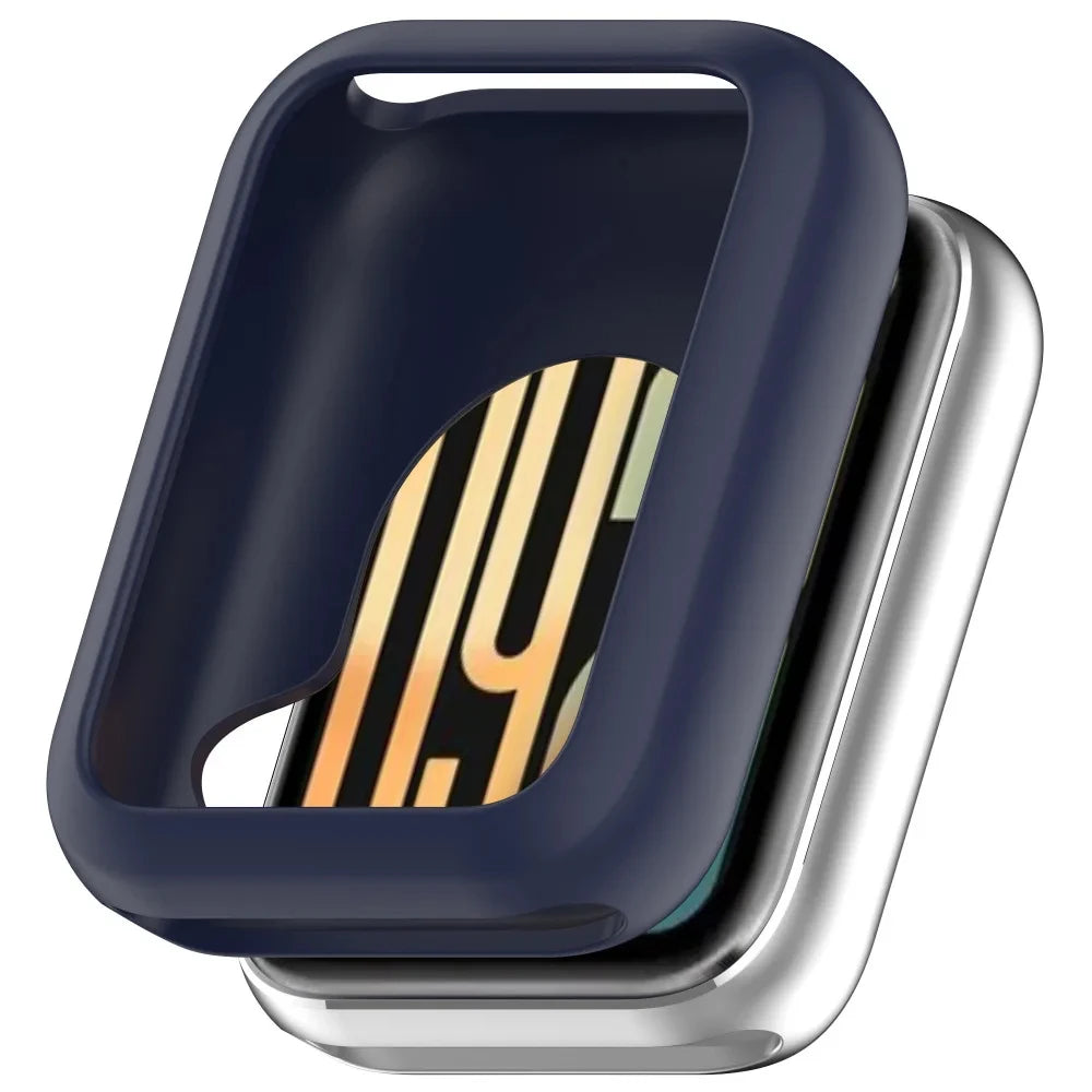 Silicone Case for Xiaomi Mi Band 9 Pro – Anti-Drop Cover Peaceful Pleasures Health and Wellness Dark Blue