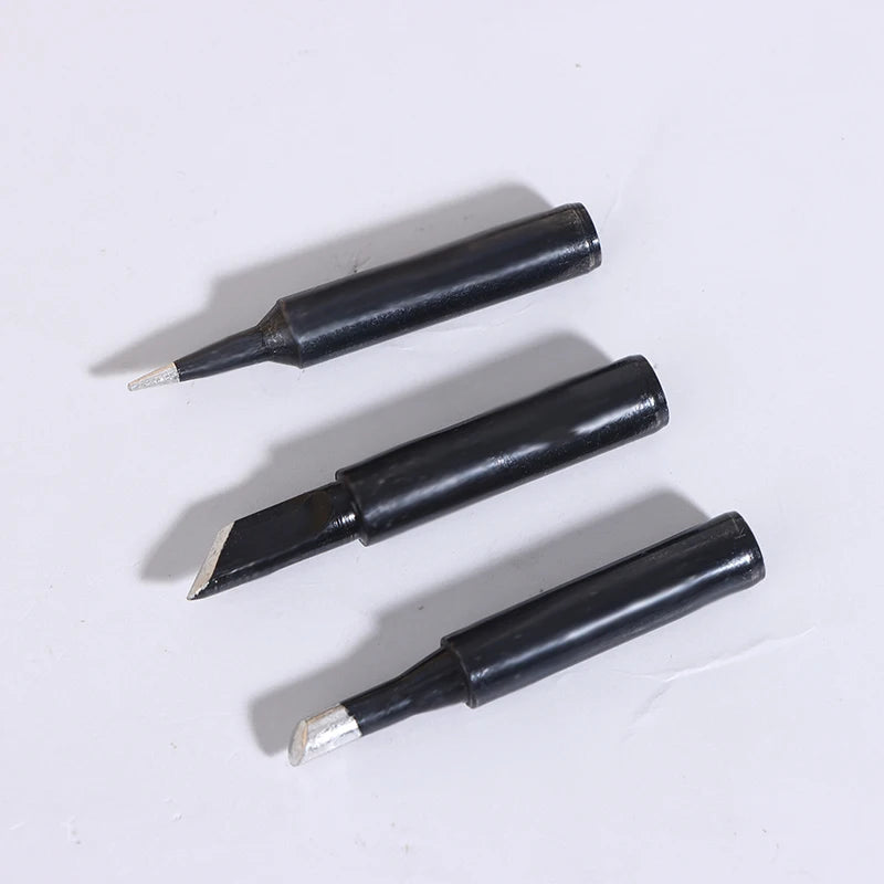 5Pcs Copper Black Lead-Free Soldering Iron Tip 900M-T-I 900M-T-IS 900M-T-K Welding Solder Station Iron Tips Replace Repair Tools Peaceful Pleasures Health and Wellness