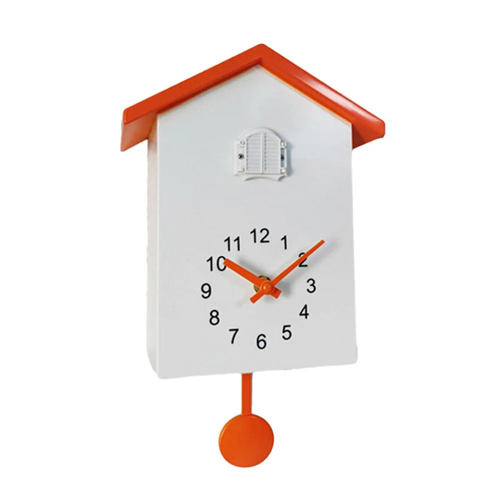 Cuckoo Clock Voices Call Bird House Wall Art Home Living Room Office