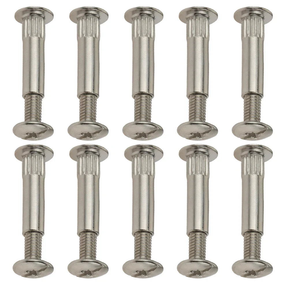 10Pcs M5 M8 Splint Nut Snap Rivet Butt Screw Furniture Bolt