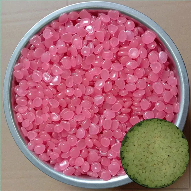 200Pcs Glow in the Dark Garden Pebbles – Path & Aquarium Decor