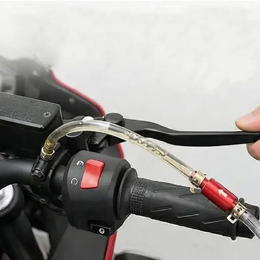 Motorcycle Brake Bleeder Hose Hydraulic Brake Fluid Air Bleed Drain Tools Motorbike Oil Pipe Maintenance Repair Accessories Peaceful Pleasures Health and Wellness