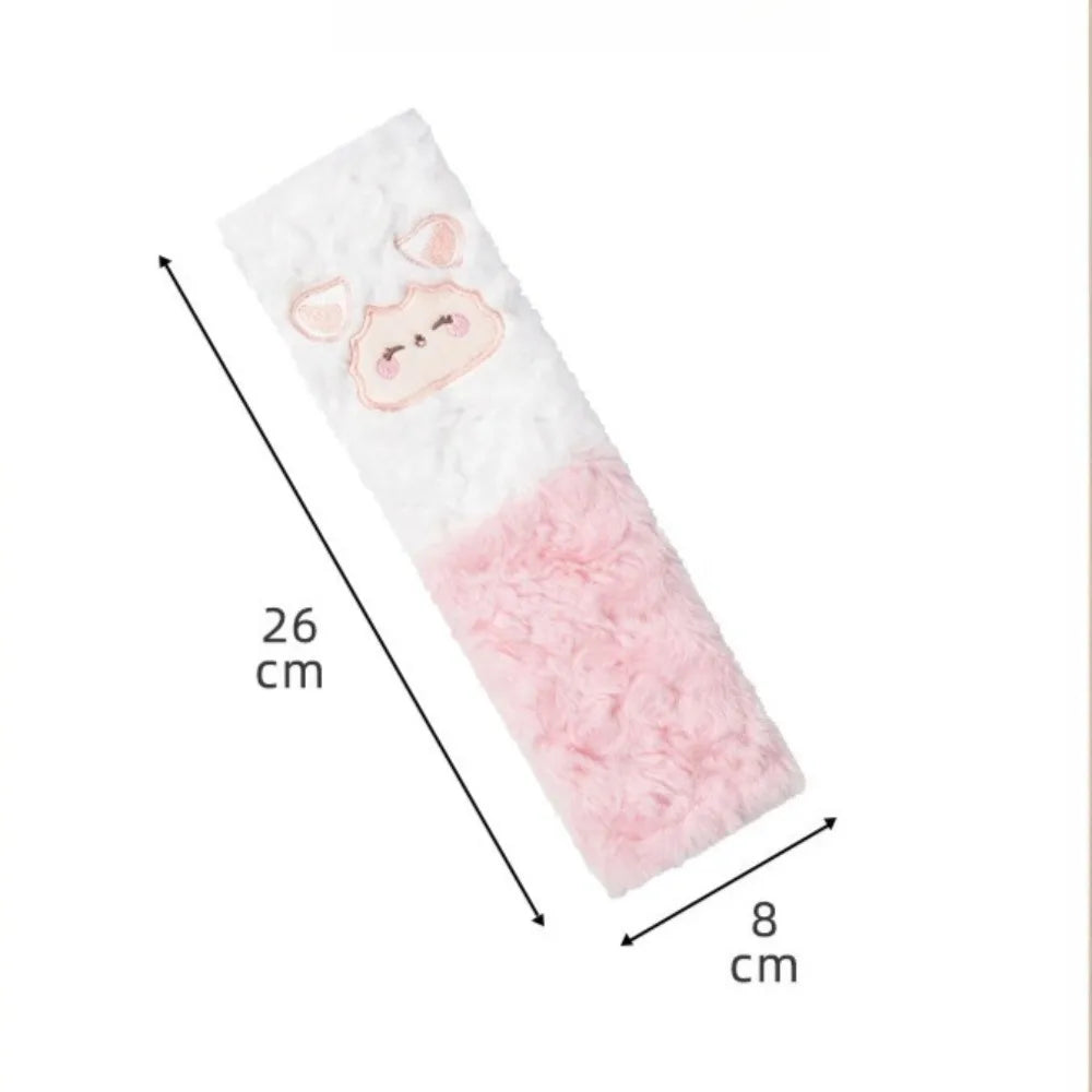 Cartoon Bear Plush Seat Belt Cover Cushion Pad for Kids