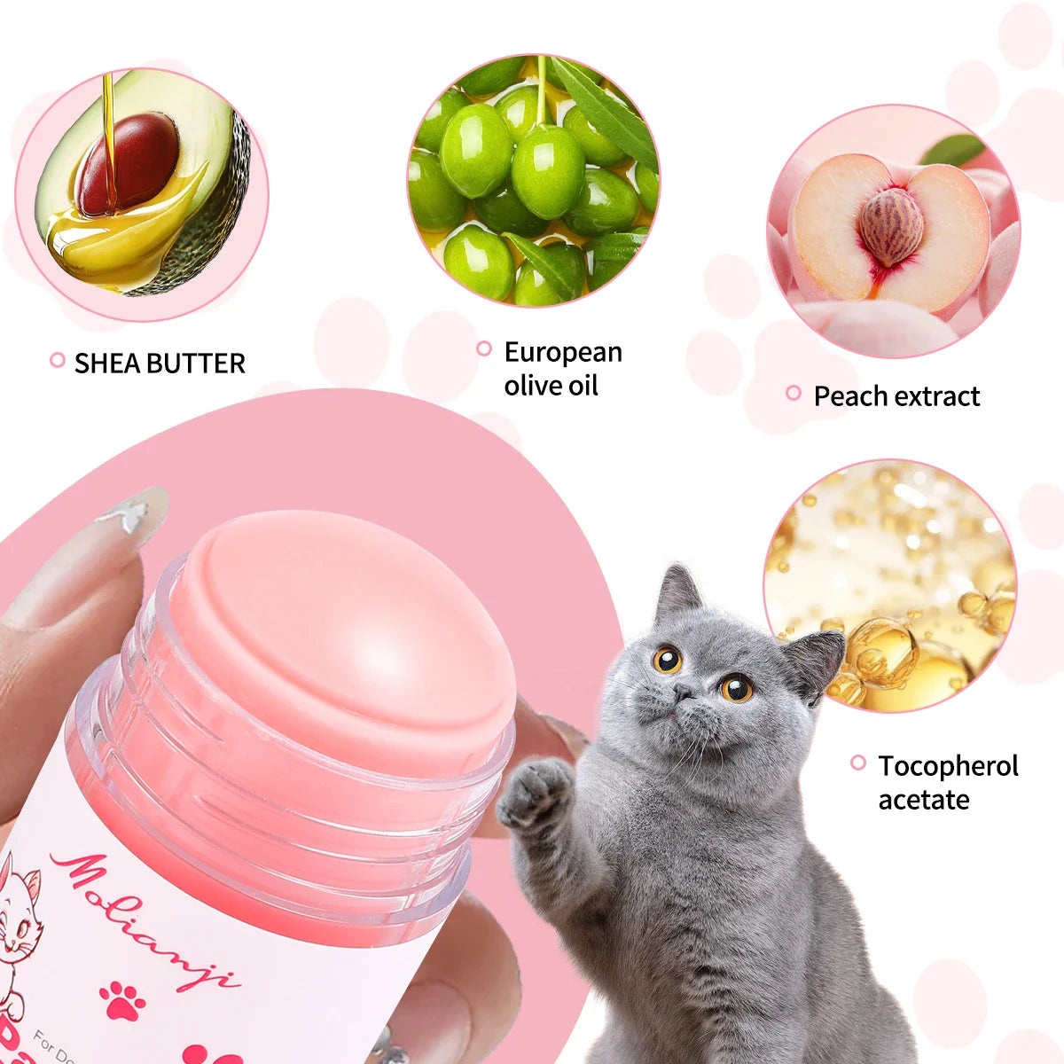 Pet Paw Cream – Deep Moisturizing Claw Care for Cats & Dogs