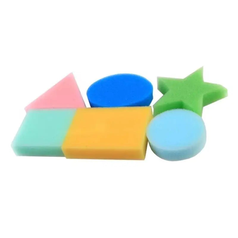 Kids Paint Sponges – 6 Fun Shapes for Toddlers & Children