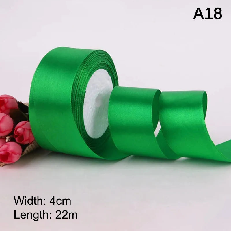4cm Satin Ribbon Roll 25 Yards – Bows, Gifts & DIY Crafts