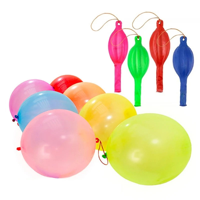 10/20/50pcs Punch Balloon with Rubber Bands Handle Punching Balloon Birthday Parties Favor For Kids, Parties Peaceful Pleasures Health and Wellness 20pcs