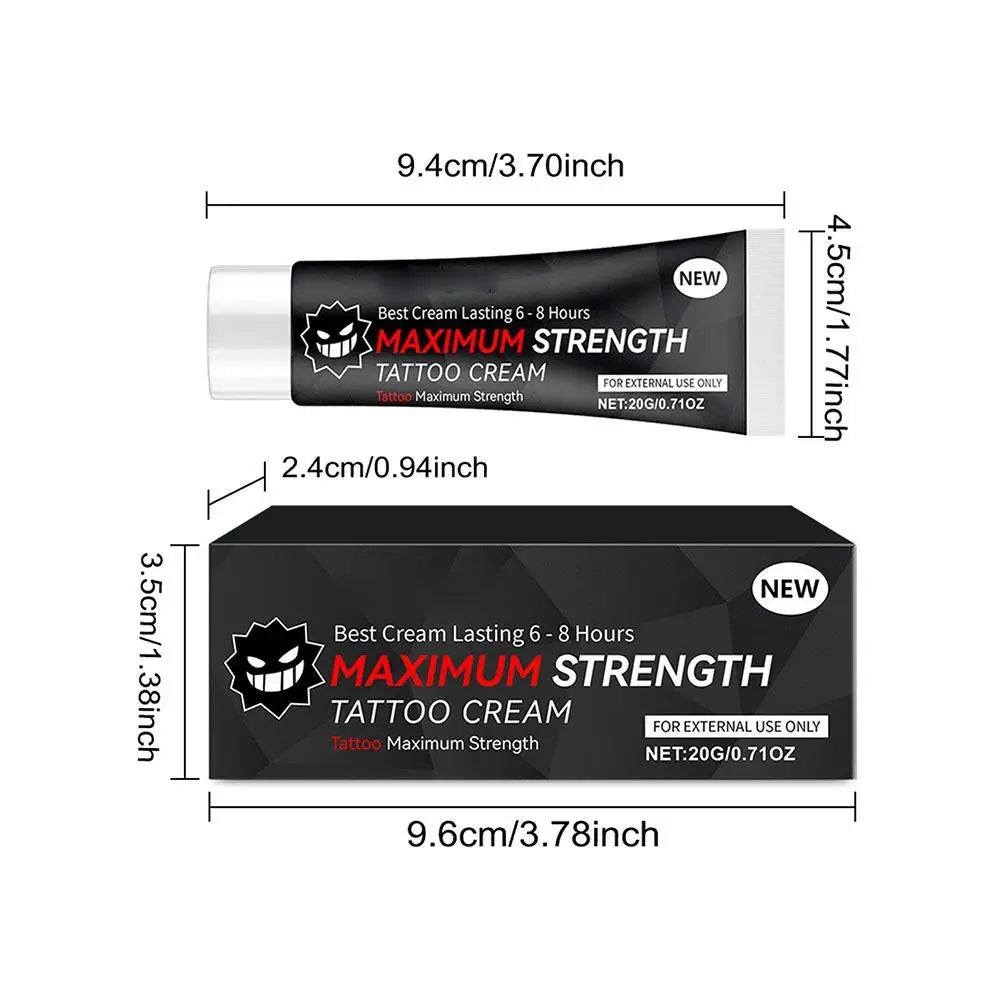 Tattoo Brightening Aftercare Cream – Moisturizing Gel 20g