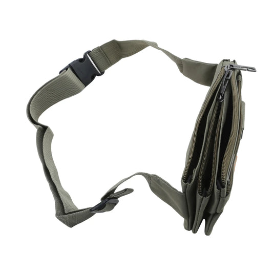 Sports Running Waist Pack Personalized Invisible Anti-theft ID Waist Pack Casual Small Bag Outdoor Travel Crossbody Bag Peaceful Pleasures Health and Wellness