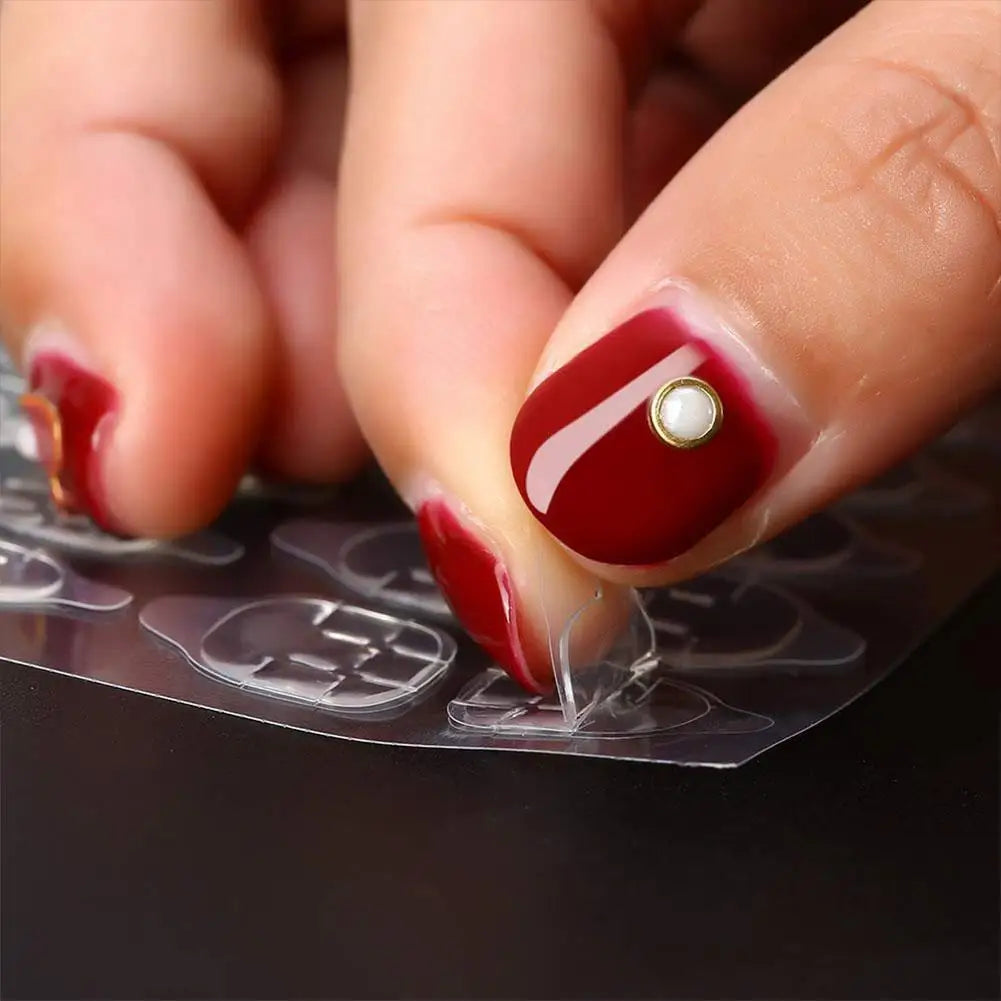 Jelly Nail Glue Stickers – Double-Sided Adhesive Tabs for Fake Nails
