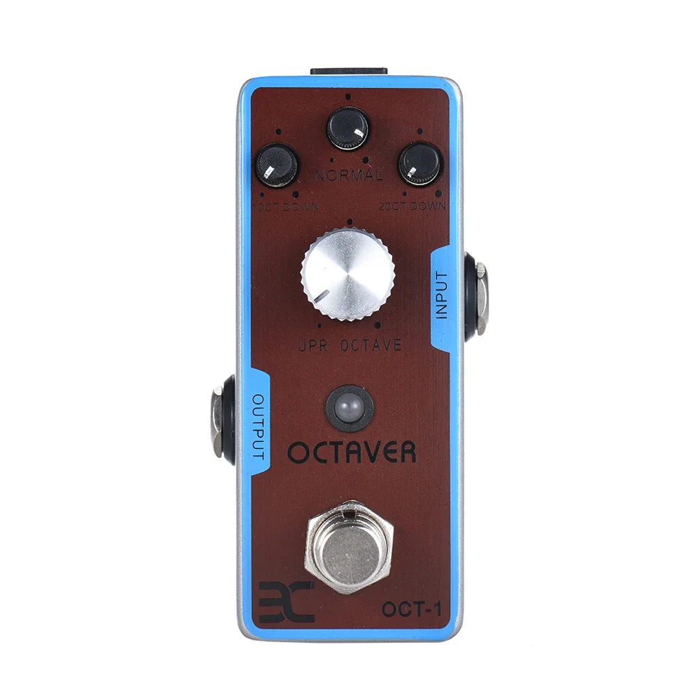 Mini Octave Guitar Effect Pedal True Bypass Full Metal Shell ENO EX