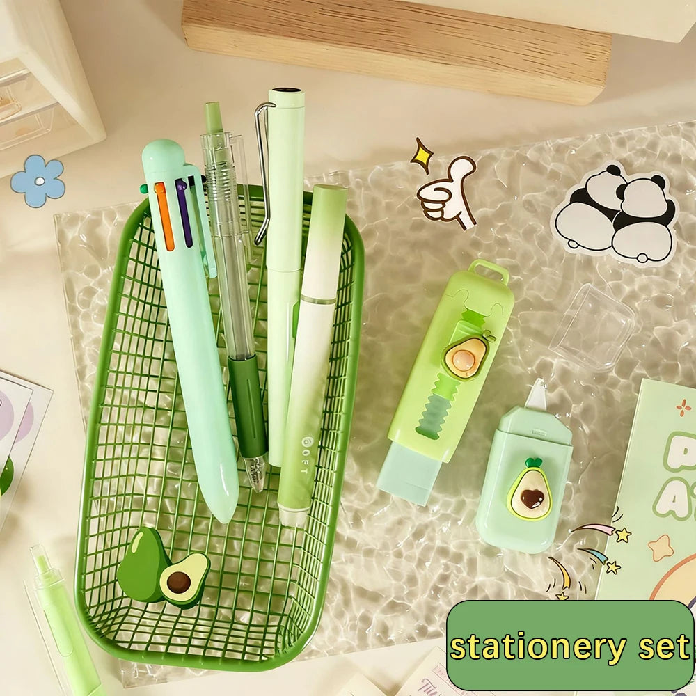 Avocado Stationery Fresh Green Series Practical Student Multi Creative