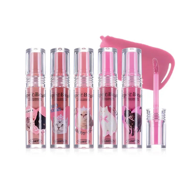 FLORTTE Lip Gloss Serum Oil – Hydrating & Nourishing Lip Tint