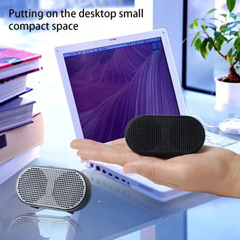 AyeBeau Mini USB PC Speaker – Desktop & Laptop Audio System