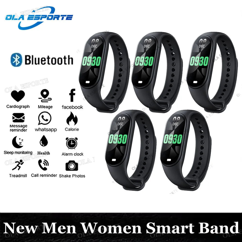 10-Pack Smart Fitness Band | Heart Rate, Sleep & GPS Tracker