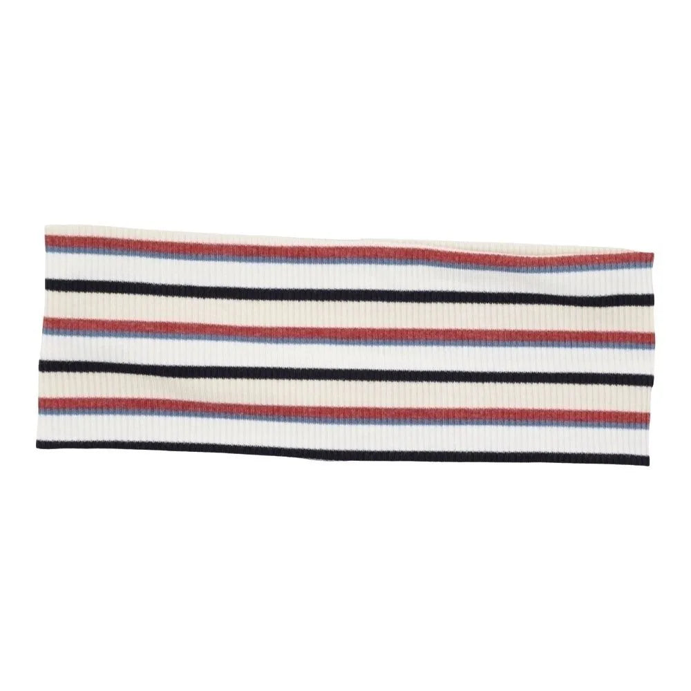 Wide Elastic Striped Headband | Non-Slip Yoga & Sports Hairband Sports Headband Peaceful Pleasures Health and Wellness Red