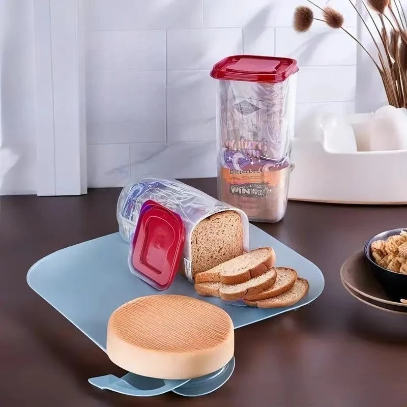 Hot Bread Loaf Container Clear Airtight Bread Box With Lid Sandwich Bread Holder For Homemade Tall Saver For Kitchen Peaceful Pleasures Health and Wellness