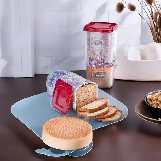 Hot Bread Loaf Container Clear Airtight Bread Box With Lid Sandwich Bread Holder For Homemade Tall Saver For Kitchen Peaceful Pleasures Health and Wellness