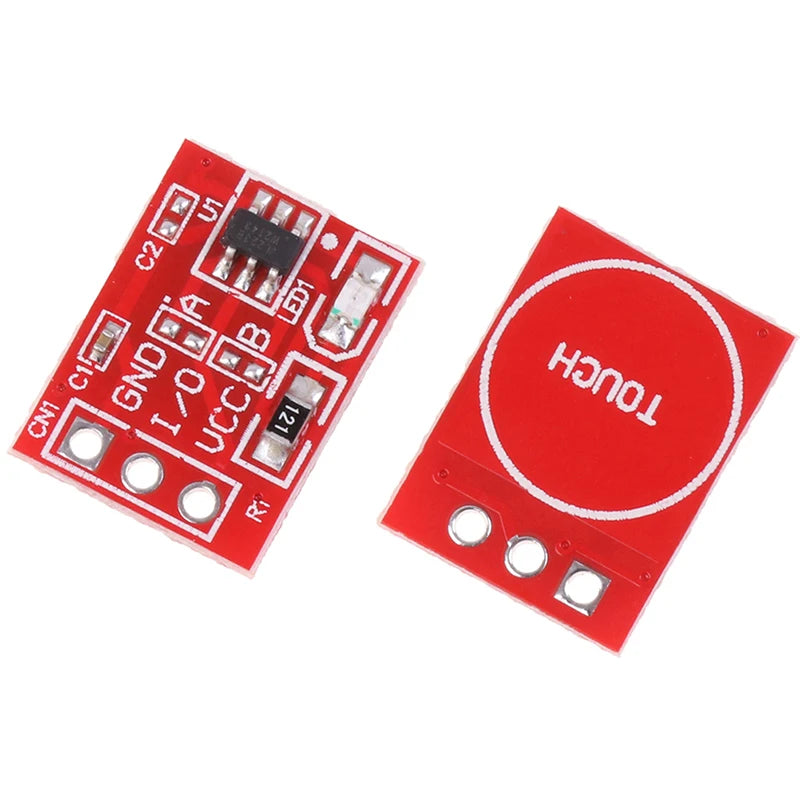 New 10pcs/lot TTP223 Touch Button Switch Capacitive Sensor Module Self-Locking/No-Locking Single Channel TTP223-BA6 For Arduino Peaceful Pleasures Health and Wellness