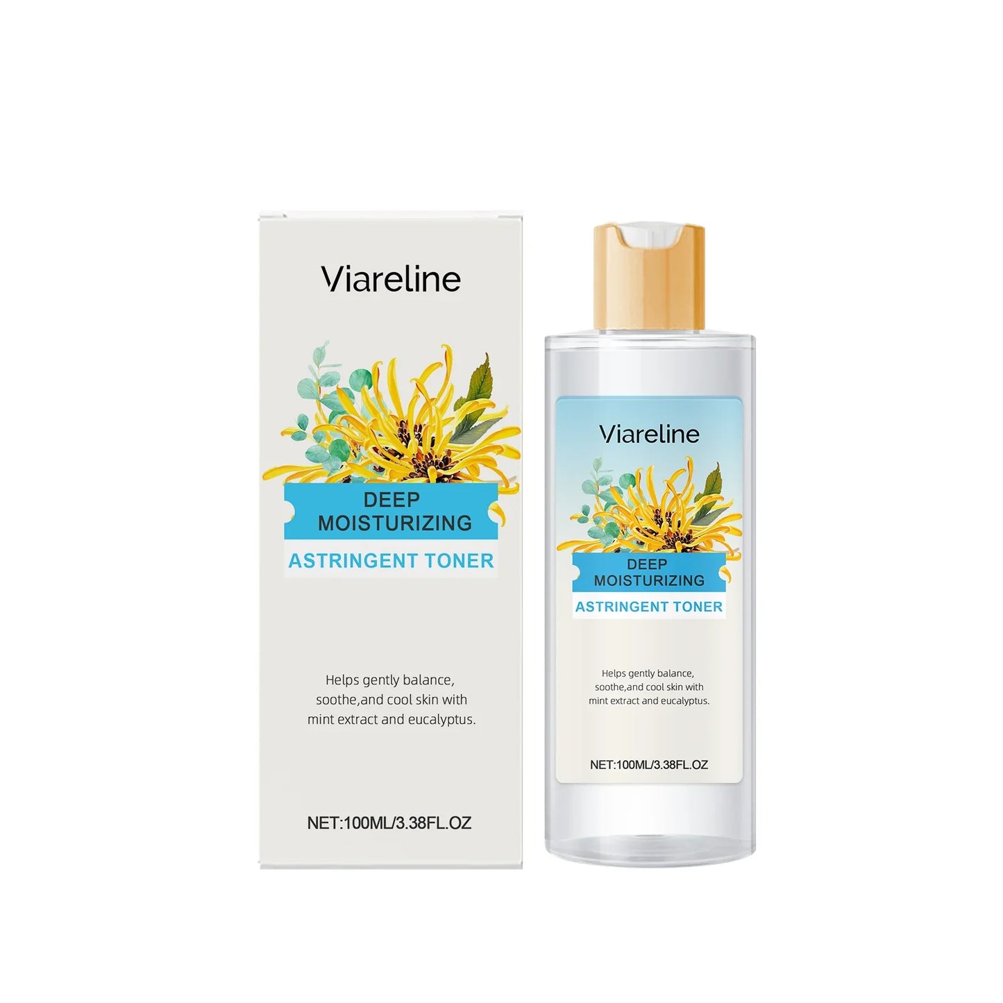 Viareline Witch Hazel Rose Toner – Hydrating & Pore-Refining 100ml