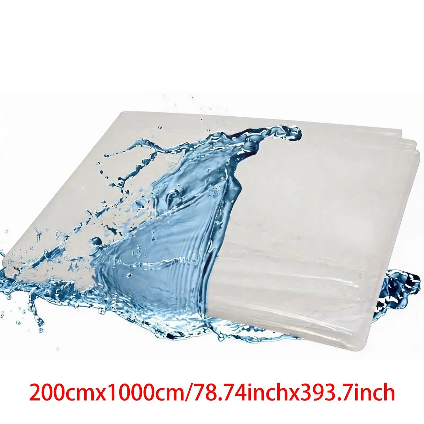 UV Resistant Tear-Proof Clear Greenhouse Film 2x10m Cover Greenhouse Film Cover Peaceful Pleasures Health and Wellness