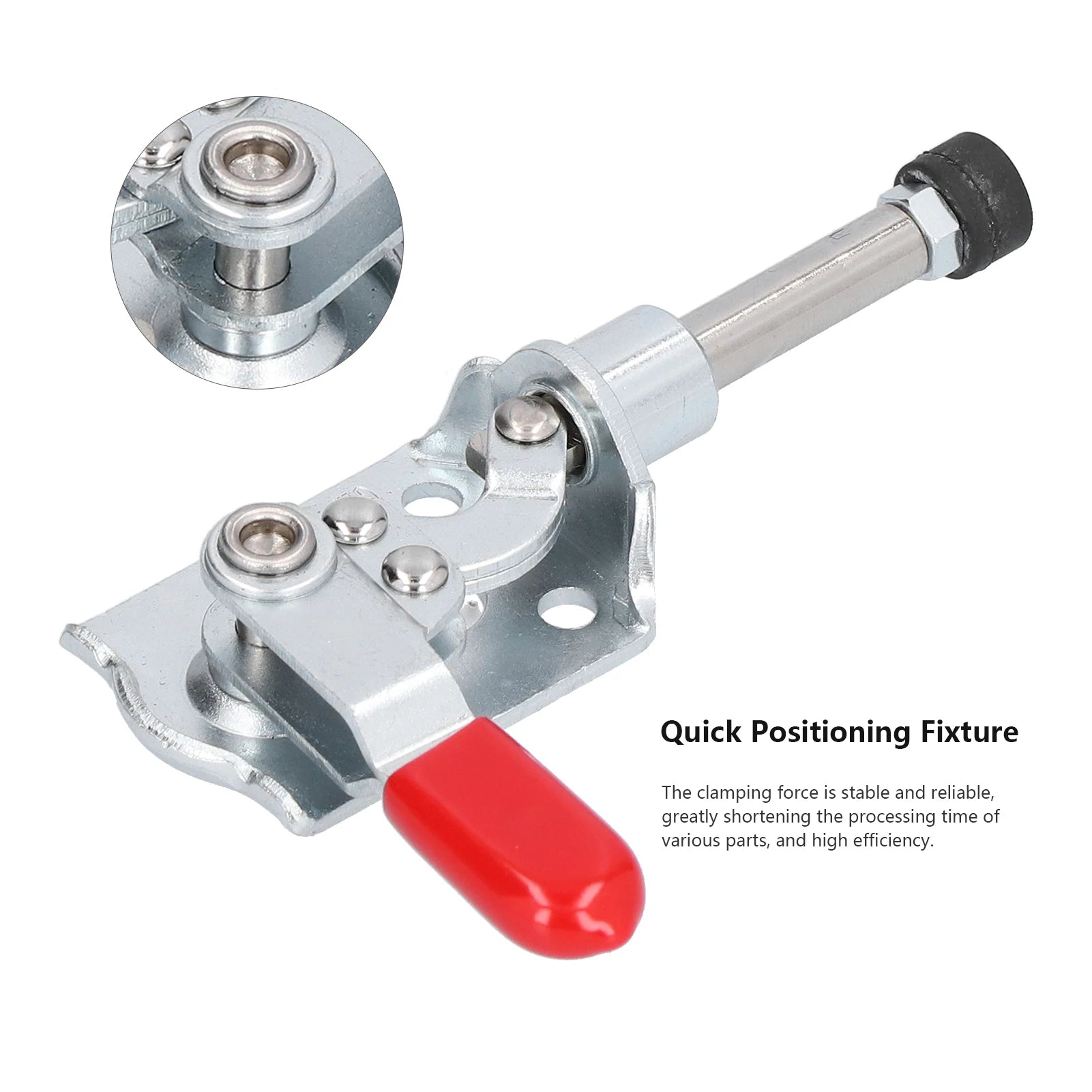 Clamp Equipment Push Pull Toggle Clamp Quick‑Release Toggle Clamp 40kg Holding Capacity Testing Jig Accessories Toggle Clamp Peaceful Pleasures Health and Wellness