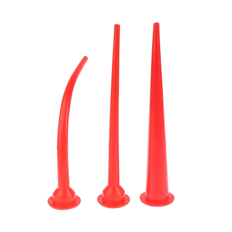 Camber / Long Caulking Nozzle Set Plastic Caulking Nozzle Applicator Sausage Caulking Extension Tool Peaceful Pleasures Health and Wellness