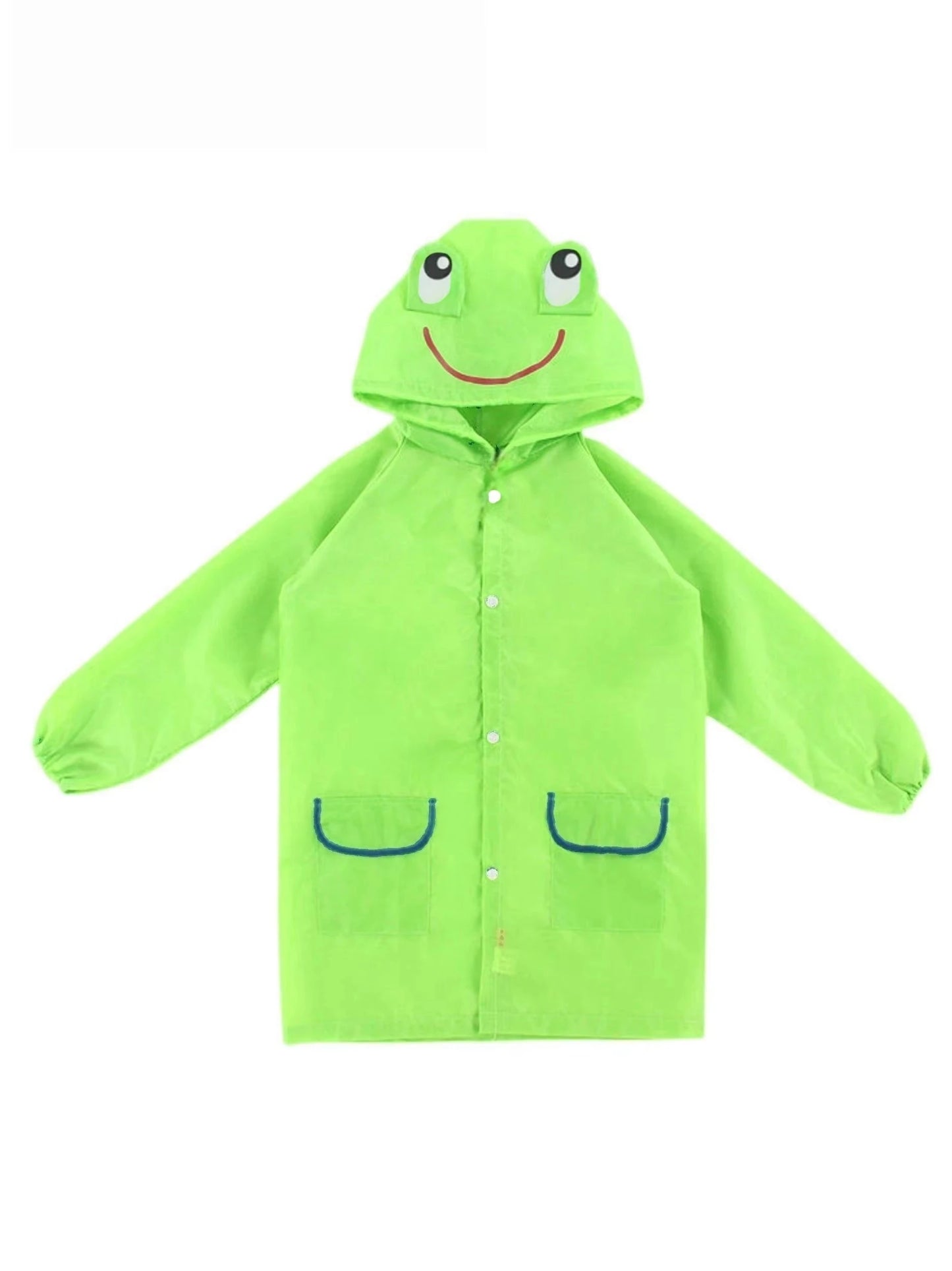 Kids Cartoon Animal Raincoat | Waterproof Rain Jacket Ages 4–6
