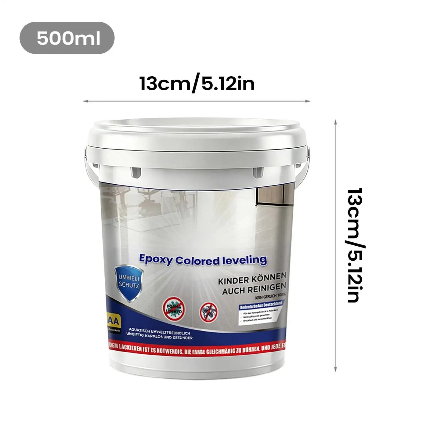 Marble Effect Epoxy Floor Coating – High-Gloss 500ml