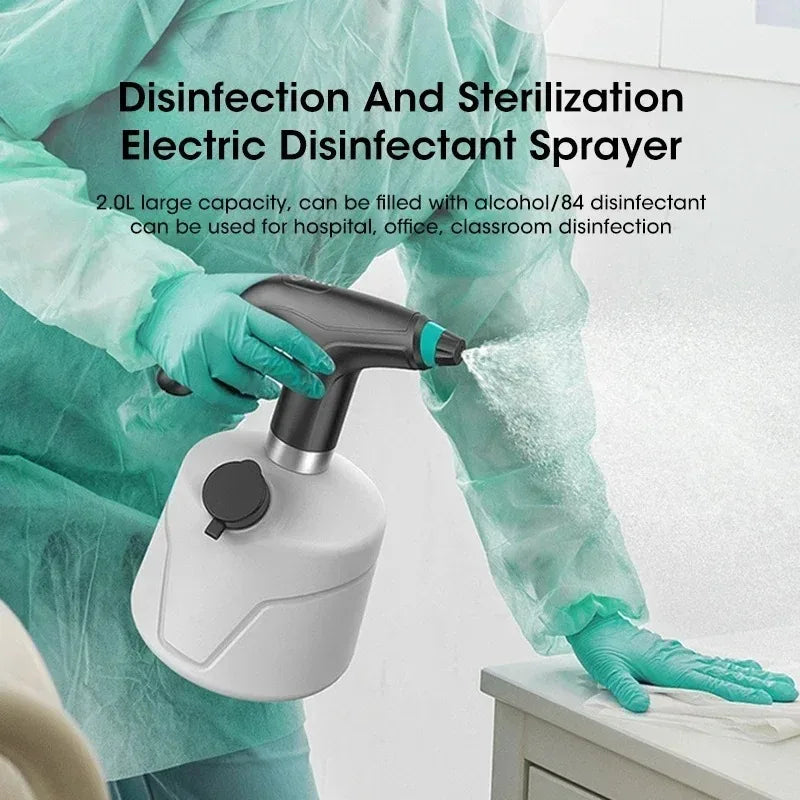 2L Electric Agricultural Sprayer Pesticide Spraying Garden Watering Disinfection Filling Irrigation Garden Tools Peaceful Pleasures Health and Wellness