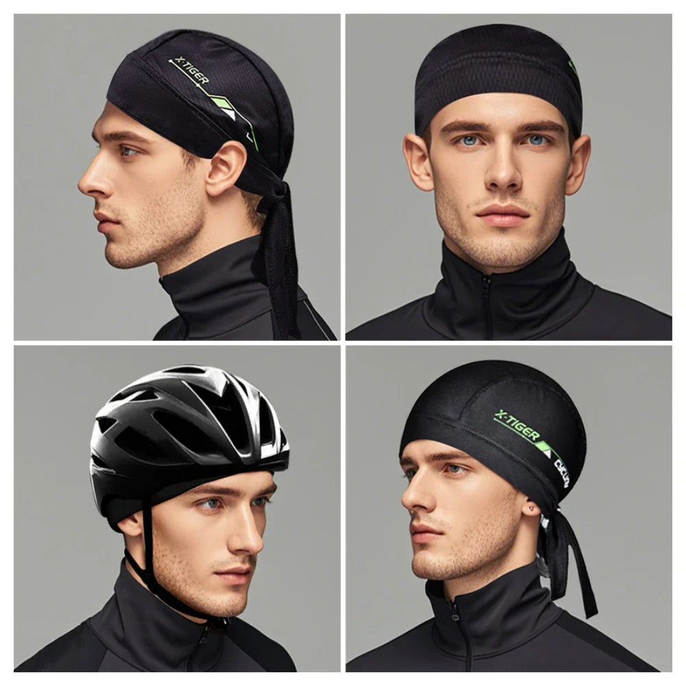 X-TIGER Cycling Bandana Cap – Breathable Quick-Dry MTB Headwear