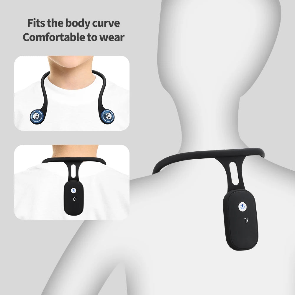 Smart Back Posture Corrector Humpback Vibration Reminder Turtle Neck Corrector for Adult & Child Shoulder Back Straighten Peaceful Pleasures Health and Wellness