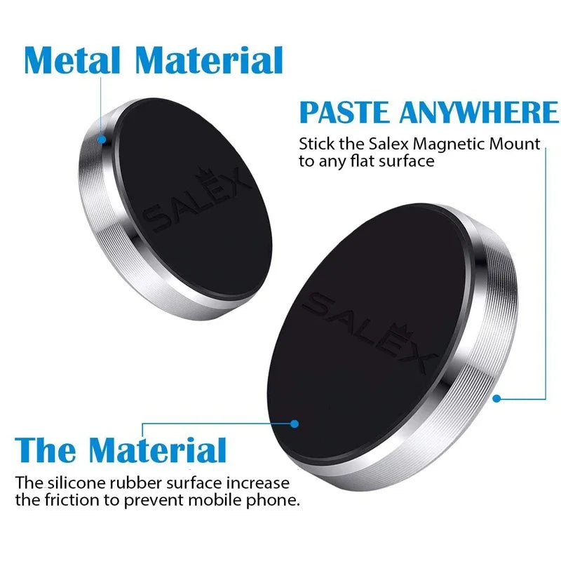 Magnetic Phone Car Holder Universal Magnetic Mount Bracket Stick on Car Dashboard Wall for iPhone Samsung Xiaomi Huawei Peaceful Pleasures Health and Wellness