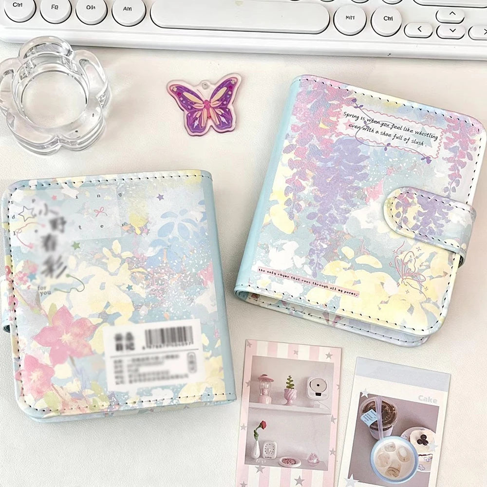 40 Inner Pages Grid Card Book Ins Wind Magnetic Photo Album Portable