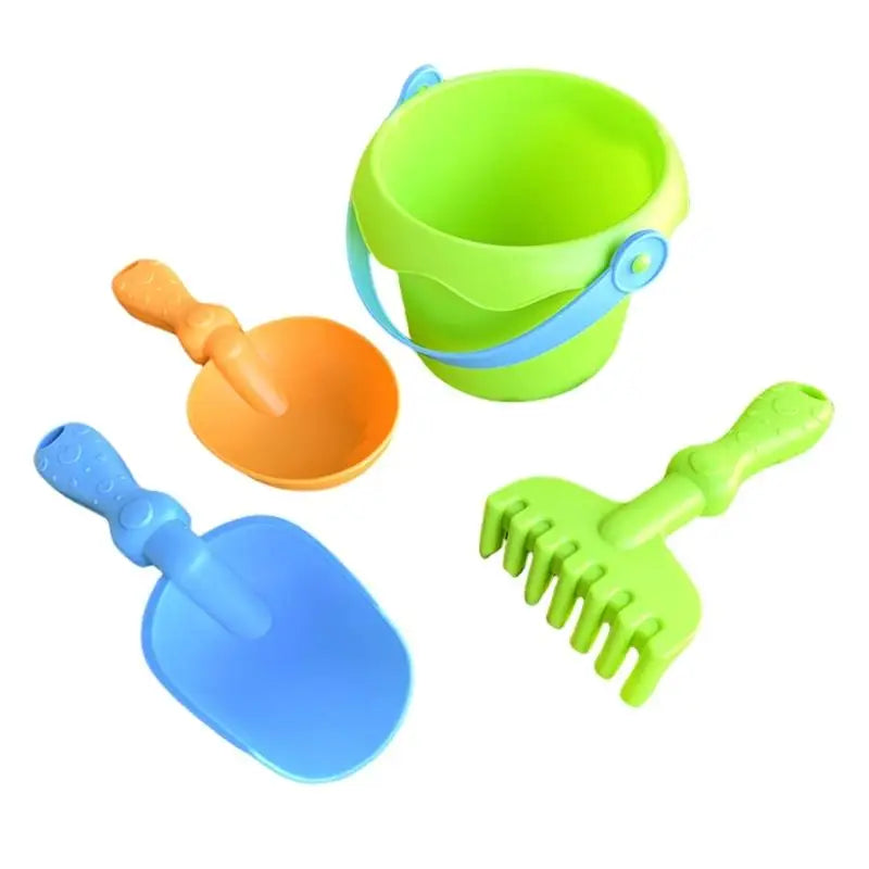 Kids Sand & Water Play Bucket Set | 4 or 8 Pcs Summer Toy