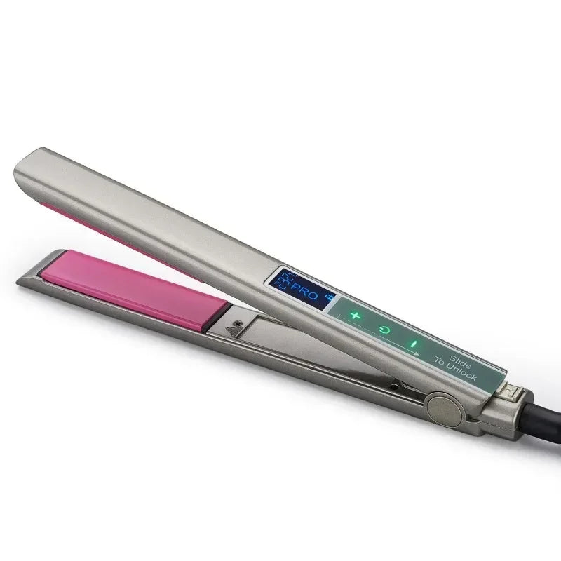 Professional Ceramic Flat Iron Hair Straightener 450°F Dual Voltage