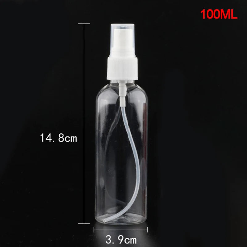 Clear Refillable Travel Spray Bottle – Mini Plastic Atomizer