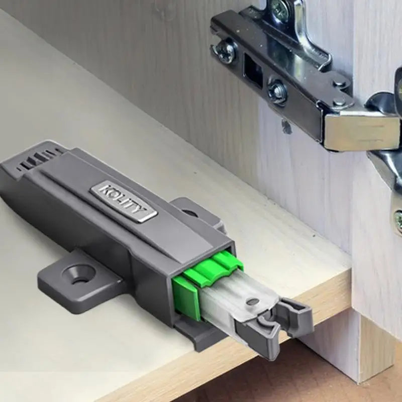 1PC Rebound Self Locking Device,Push to Open Cabinet Catches,Adjustable Kitchen Buckel Locks,Cabinet Push Latches Peaceful Pleasures Health and Wellness