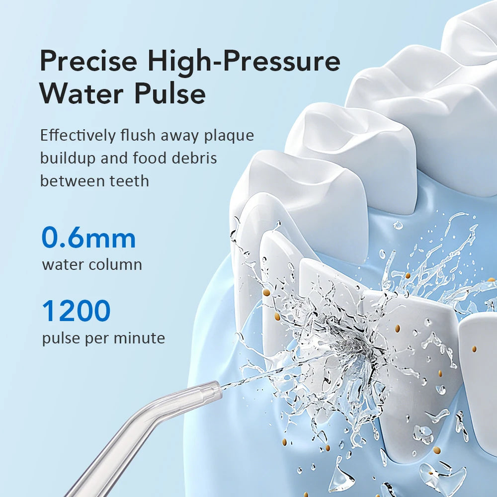 220/180ml Mini Cordless Water Flosser For Travel 3 Modes Rechargeable Oral Irrigator for Braces Sensitive Gums Daily Oral Care Peaceful Pleasures Health and Wellness