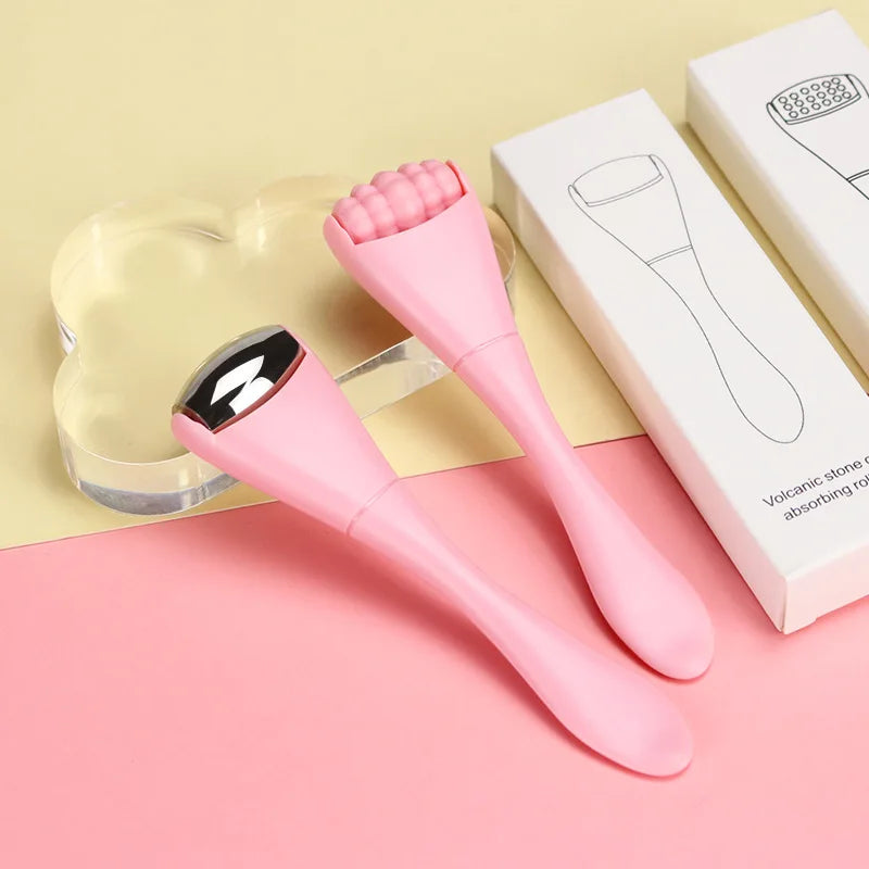 Stainless Steel Roller Eye Cream Stick & Face Massager