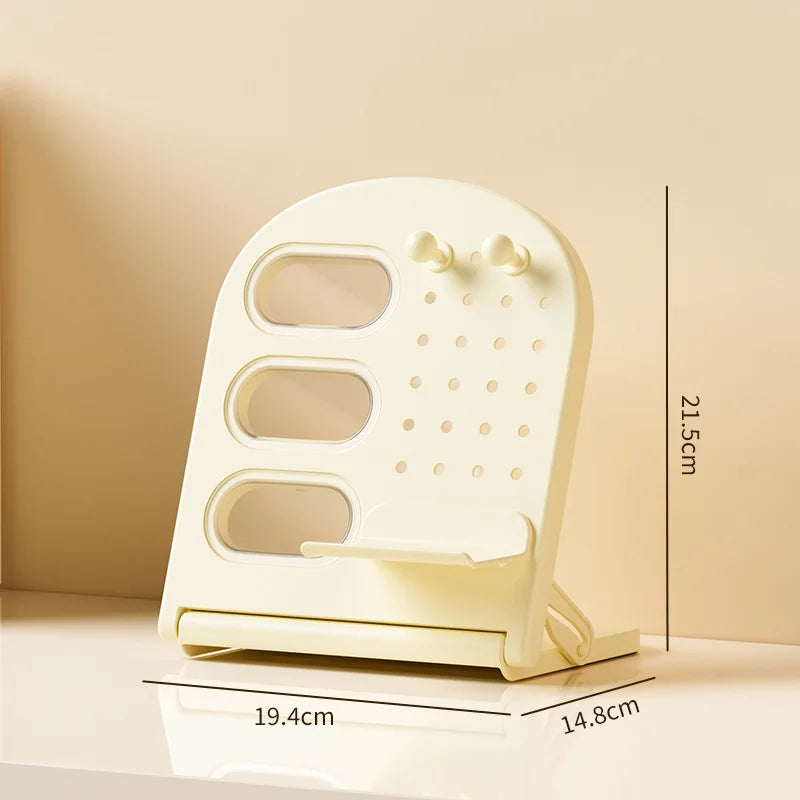 Multifunctional Desktop Organizer – Pen & Cosmetic Brush Rack